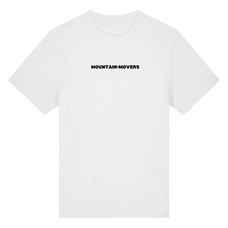 Jesus Saves Streetwear Oversized Shirt Back & Frontprint Detailansicht, Mountain Movers christliche Streetwear