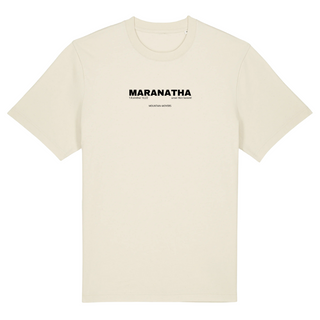 Unser Herr kommt Oversized Shirt Detailansicht, Mountain Movers christliche Streetwear