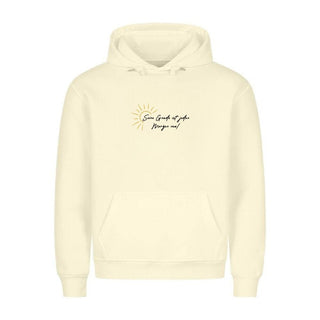 Neue Gnade Hoodie Detailansicht, Mountain Movers christliche Streetwear