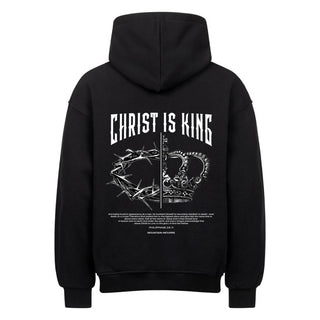 Christ is King Oversize Hoodie, christliche Streetwear von Mountain Movers