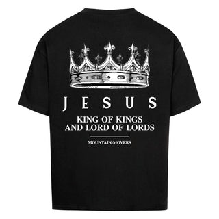 Jesus King of Kings Oversized Shirt BackPrint Variante, Mountain Movers christliches Design