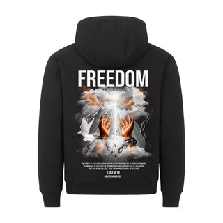 Freedom Hoodie BackPrint, christliche Streetwear von Mountain Movers
