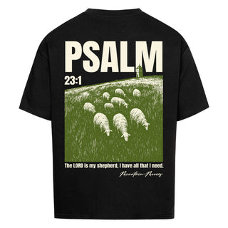 Faith & Trust in God Oversized Shirt BackPrint Variante, Mountain Movers christliches Design