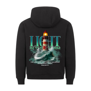 God as Our Light and Salvation Hoodie BackPrint, christliche Streetwear von Mountain Movers