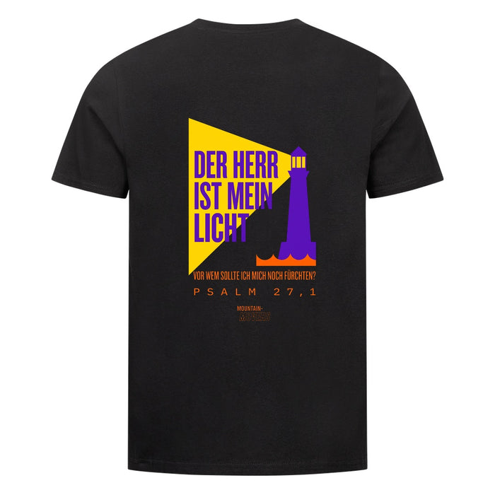 Der Herr ist mein Licht T-Shirt Backprint