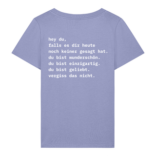 Keiner gesagt FRAUEN T-SHIRT Back-Print Detailansicht, Mountain Movers christliche Streetwear