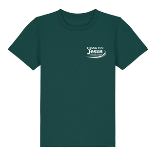Jesus Cross Kids T-Shirt Backprint