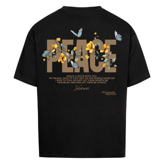 Peace Flower Oversize Shirt Variante, Mountain Movers christliches Design