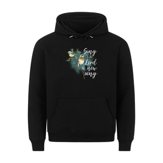Sing to the Lord Bird Hoodie Variante, Mountain Movers christliches Design