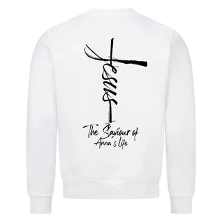 Jesus Cross Pullover Personalisiert, getragen