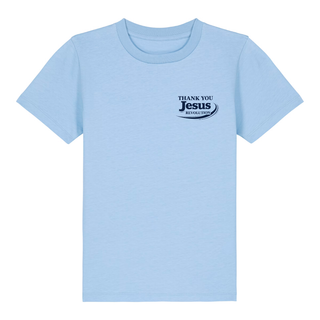 Jesus Cross Kids T-Shirt Backprint