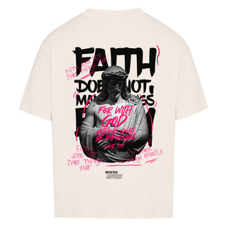 Faith makes it possible Oversized Shirt BackPrint, weitere Ansicht
