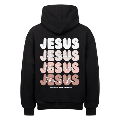 Jesus X John 14: 6 Oversized Hoodie Backprint