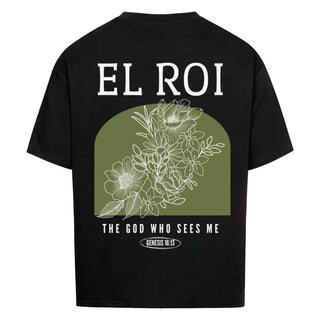 El Roi minimalistic Oversized Shirt BackPrint, Motivdetail