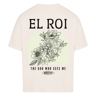 El Roi minimalistic Oversized Shirt BackPrint, weitere Ansicht