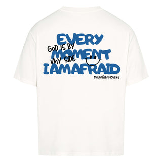 God is by my side Oversized Shirt BackPrint, Nahaufnahme