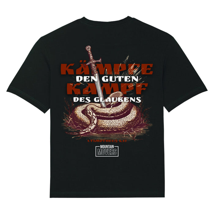 Vecht tegen het goede gevecht oversized shirt rugprint