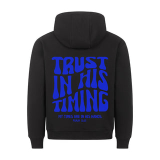 Trust in his Timing Hoodie BackPrint