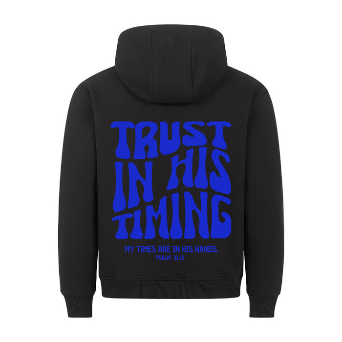 Trust in his Timing Hoodie Rugprint