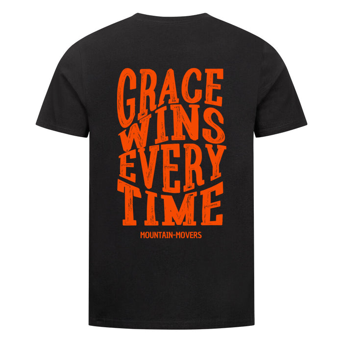 Grace wins every time Shirt BackPrint