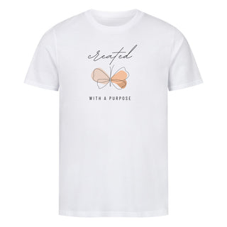 Created with a purpose Shirt, Motivdetail