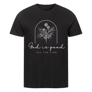 God is good floral Shirt, Motivdetail