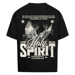 Holy Spirit Wonderful Counselor Oversized Shirt BackPrint, Motivdetail