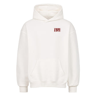True Love Minimalistic red Oversized Hoodie, Motivdetail