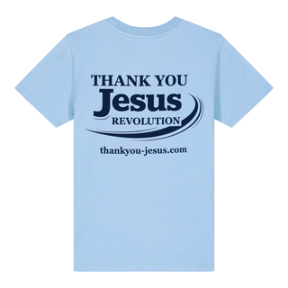 Jesus Cross Kids T-Shirt Backprint