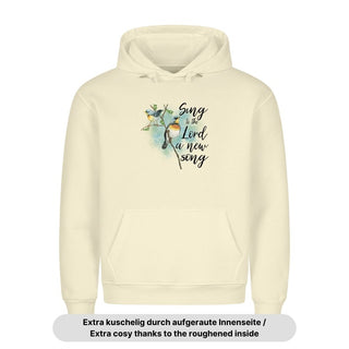 Sing to the Lord Bird Hoodie Variante, Mountain Movers christliches Design