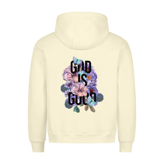 God is good Flowers Hoodie BackPrint, weitere Ansicht