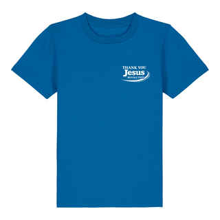 Jesus Cross Kids T-Shirt Backprint