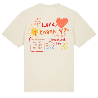 It´s a beautiful Day Oversized Shirt Detailansicht, Mountain Movers christliche Streetwear