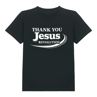 Thank you Jesus Kinder T-Shirt großer Front- & Backprint