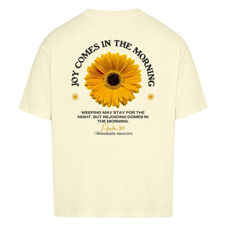 Joy comes in the morning Oversize Shirt Variante, Mountain Movers christliches Design