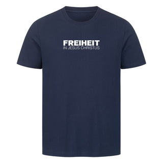 Freiheit in Christus Shirt Detailansicht, Mountain Movers christliche Streetwear
