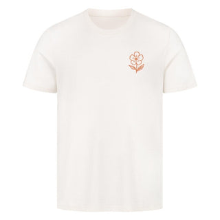Bloom with Purpose Flower Shirt Front & Back Detailansicht, Mountain Movers christliche Streetwear