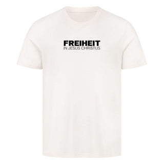 Freiheit in Christus Shirt Detailansicht, Mountain Movers christliche Streetwear
