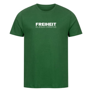 Freiheit in Christus Shirt Detailansicht, Mountain Movers christliche Streetwear