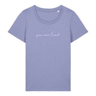 You are loved Frauen T-Shirt schwarz, Mountain Movers Streetwear