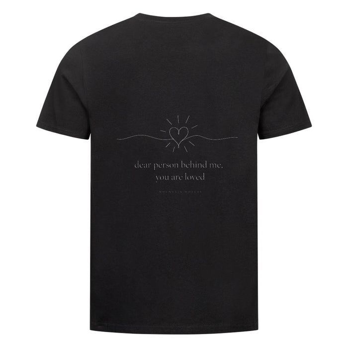 Dear Person Behind Me Lineart Unisex T-Shirt Backprint