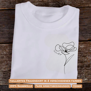 For I am with you Frauen Shirt Variante, Mountain Movers christliches Design