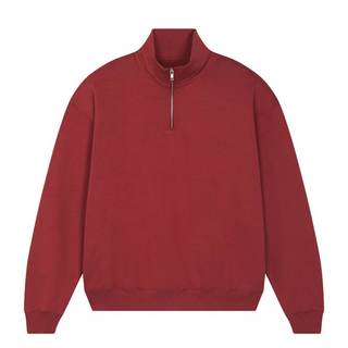Soli Deo Gloria Half Zip Sweater Detailansicht, Mountain Movers christliche Streetwear