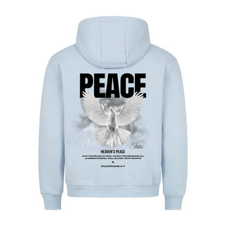Peace Hoodie BackPrint Detailansicht, Mountain Movers christliche Streetwear
