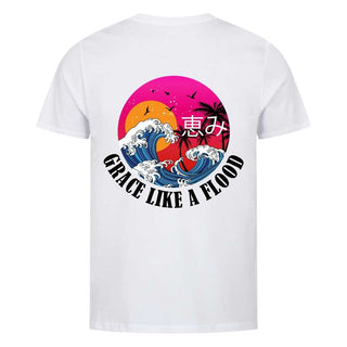 Grace like a Flood T-Shirt BackPrint Detailansicht, Mountain Movers christliche Streetwear