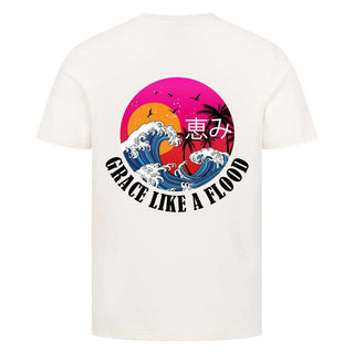 Grace like a Flood T-Shirt BackPrint Detailansicht, Mountain Movers christliche Streetwear