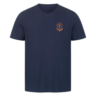Bloom with Purpose Flower Shirt Front & Back Detailansicht, Mountain Movers christliche Streetwear