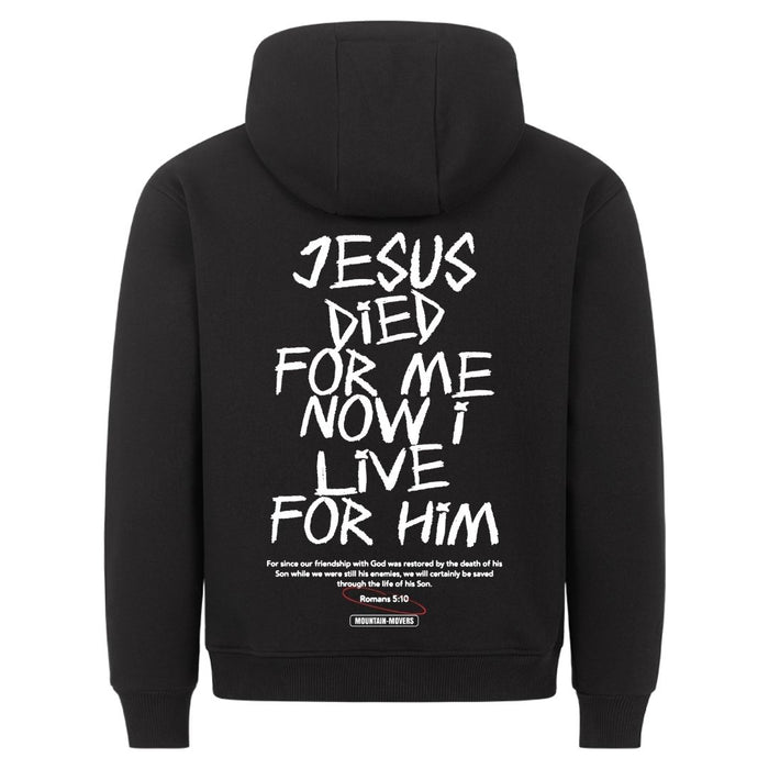 Jesus died for me Hoodie Backprint
