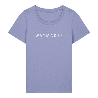 WAYMAKER Frauen T-Shirt Detailansicht, Mountain Movers christliche Streetwear