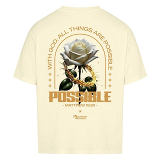 All possible Oversize Shirt Variante, Mountain Movers christliches Design